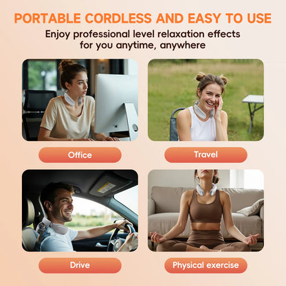 4D Smart Heating Neck Massager