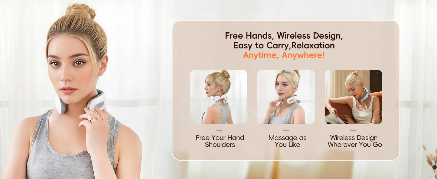 4D Smart Heating Neck Massager