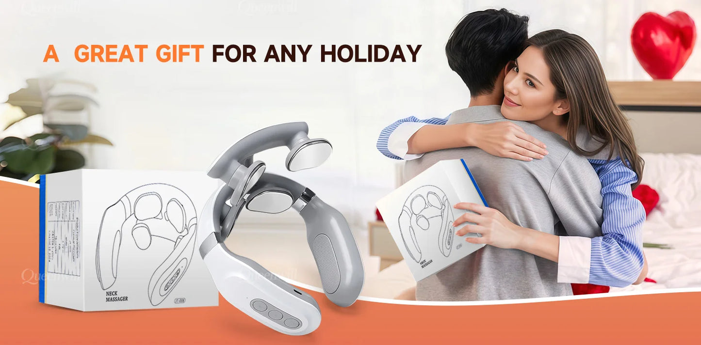 4D Smart Heating Neck Massager