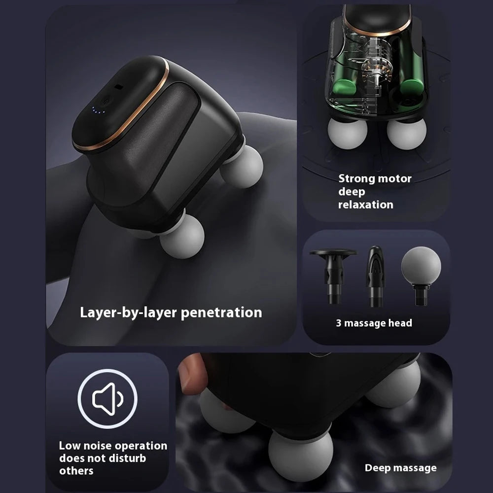 Portable Four-Head Fascia Gun