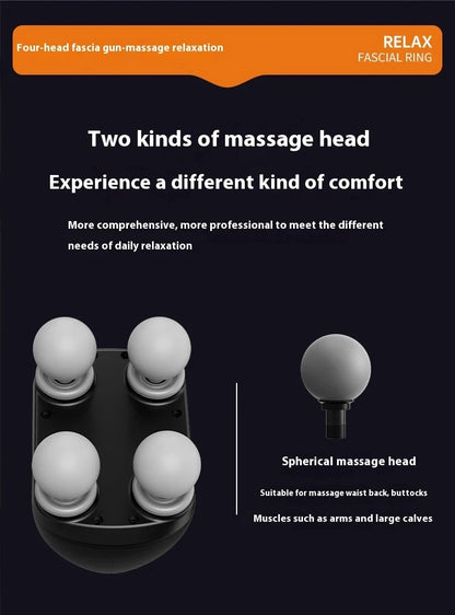 Portable Four-Head Fascia Gun