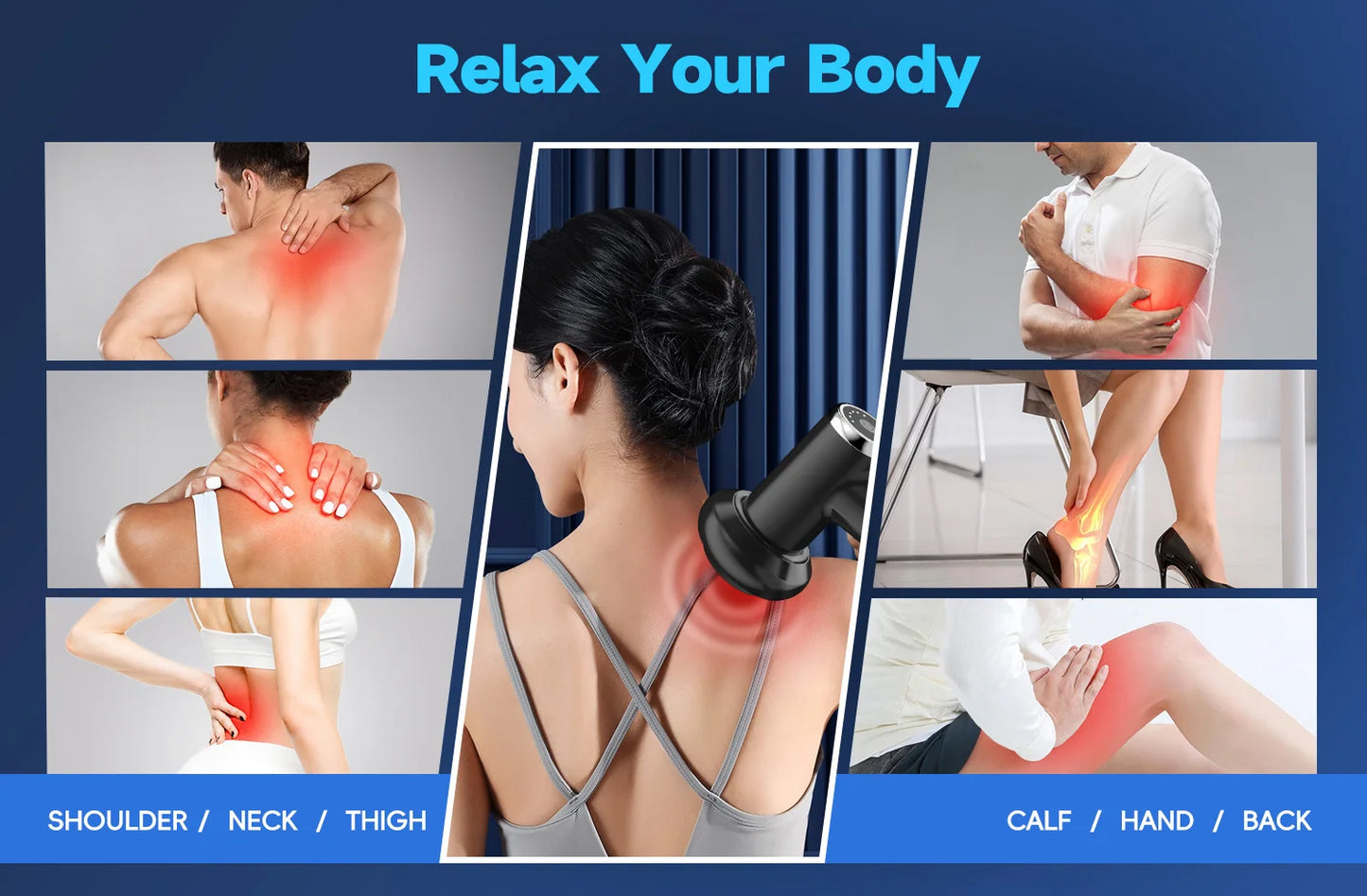 5-Head Body Sculpting Massager