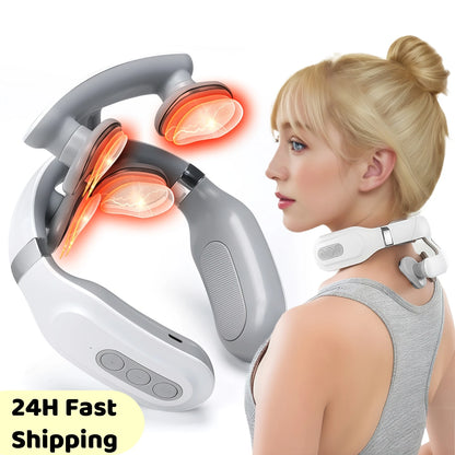 4D Smart Heating Neck Massager